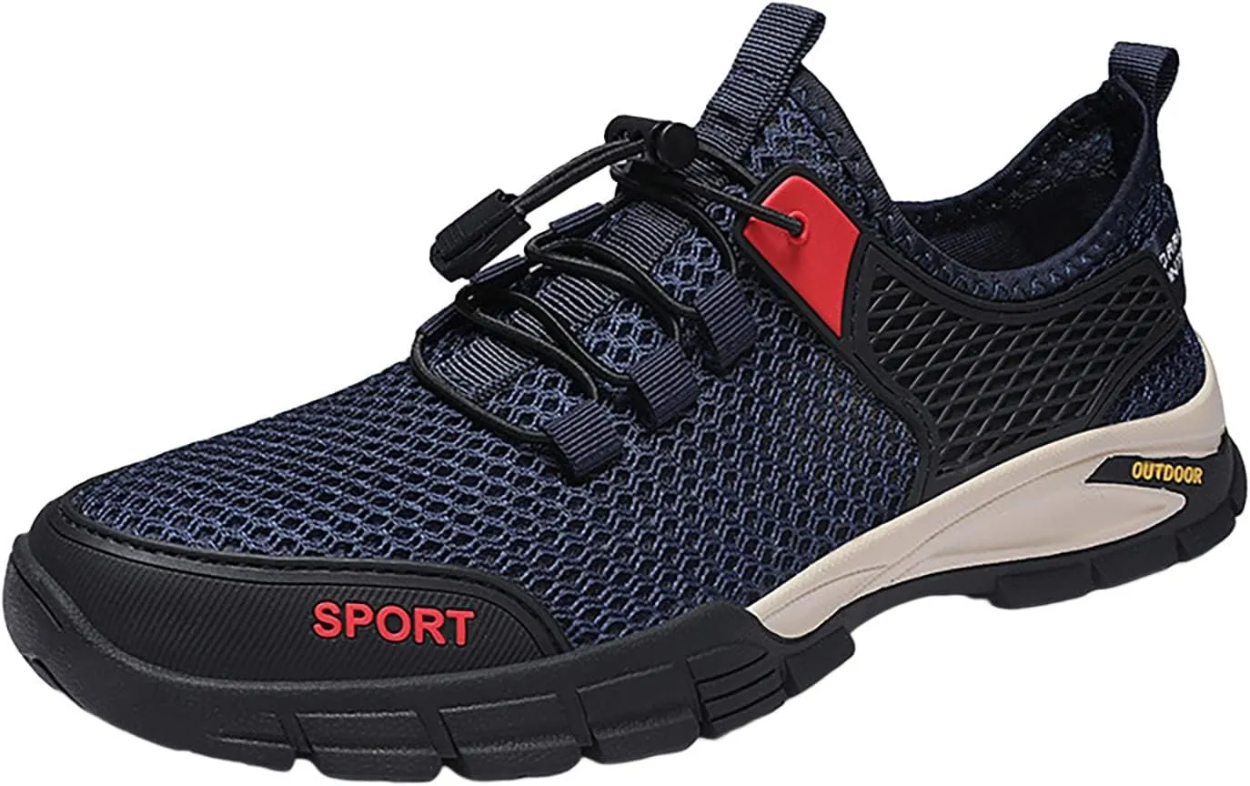 New Summer Mesh Shoes Men's Breathable Casual Sports Versatile Daily Hollow Sandals Sneaker Shoe Rack for Men