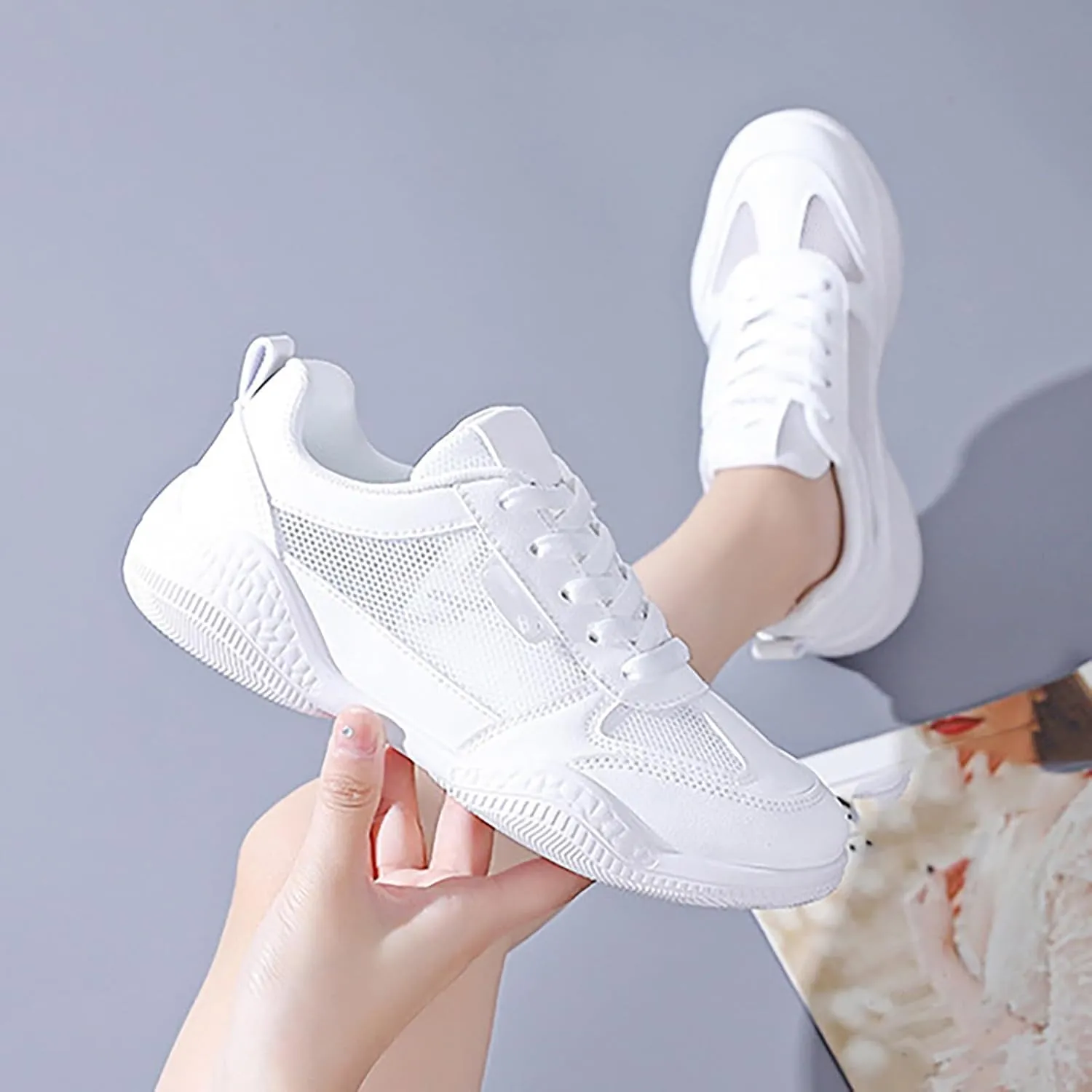 Non Slip Work Shoes Women Loafers Brown Casual Shoes Men Shoes Sneakers Slip on Walking Comfort Lightweight White Basketball Shoe Trainers Shoe