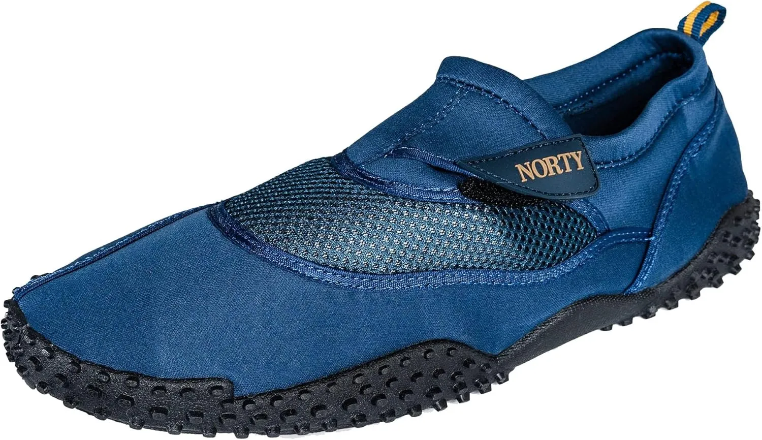 NORTY Mens Big Sizes 13-18 Aqua Sock Wave Water Shoes - Waterproof Slip-Ons for Pool, Beach and Sports