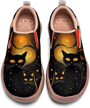 Onehorse Women's Walking Shoes Travel Slip-Ons Casual Loafers Halloween Dreamy Style Sneakers