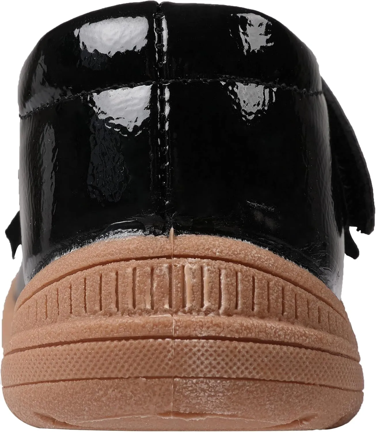 Oomphies Amina Ruffled Mary Jane Shoes for Girls  Comfy Slip On Dress Shoes with Hook & Loop Closure and Cushion Footbed
