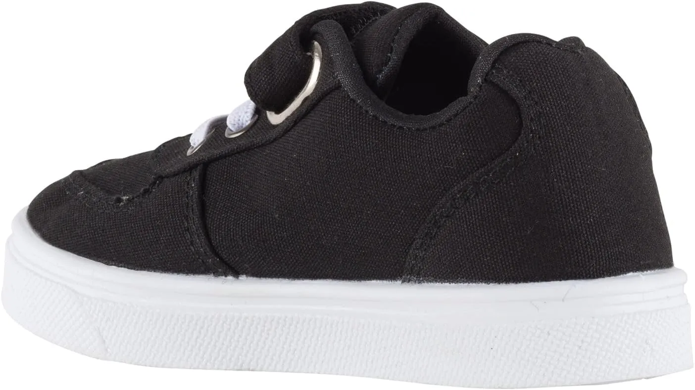 Oomphies Ethan Boys Low-Top Sneakers  Canvas Upper, Hook & Loop Closure, Cushioned Footbed & Durable Rubber Sole