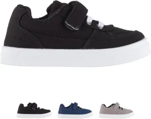 Oomphies Ethan Boys Low-Top Sneakers  Canvas Upper, Hook & Loop Closure, Cushioned Footbed & Durable Rubber Sole