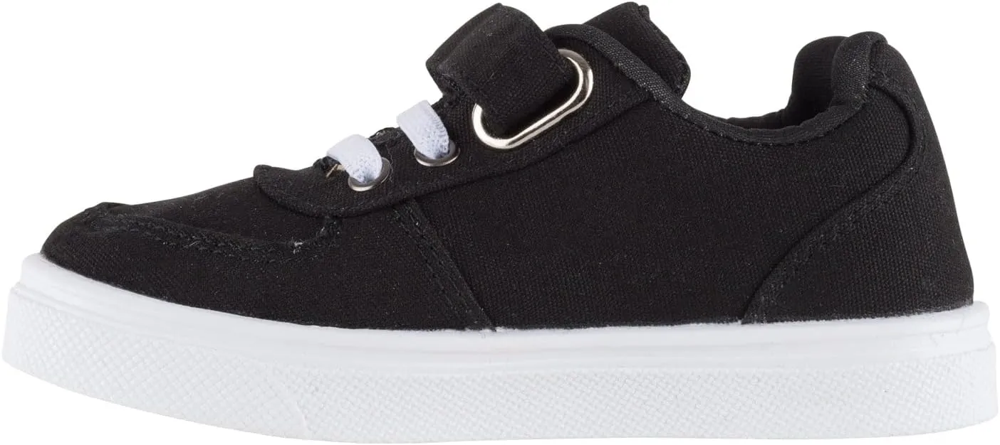 Oomphies Ethan Boys Low-Top Sneakers  Canvas Upper, Hook & Loop Closure, Cushioned Footbed & Durable Rubber Sole