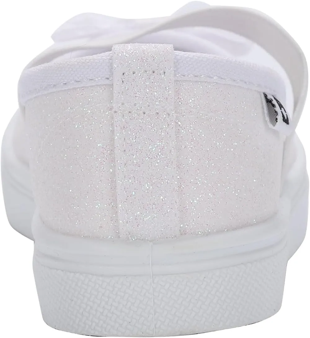 Oomphies Quinn Slip-On Mary Jane Shoes for Girls  Comfortable Elastic Strap, Cushioned Insole & Durable Rubber Sole