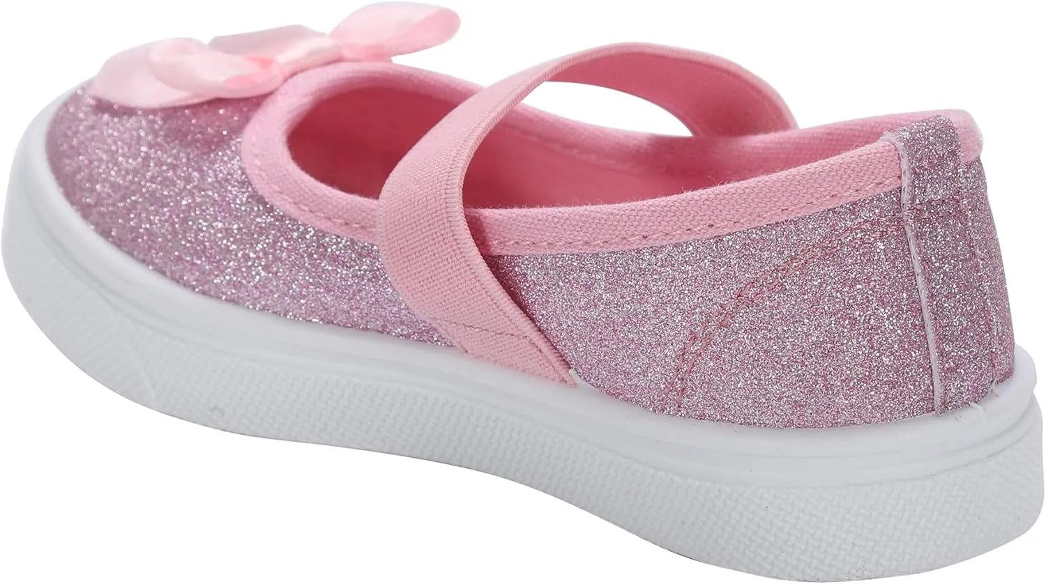 Oomphies Quinn Slip-On Mary Jane Shoes for Girls  Comfortable Elastic Strap, Cushioned Insole & Durable Rubber Sole