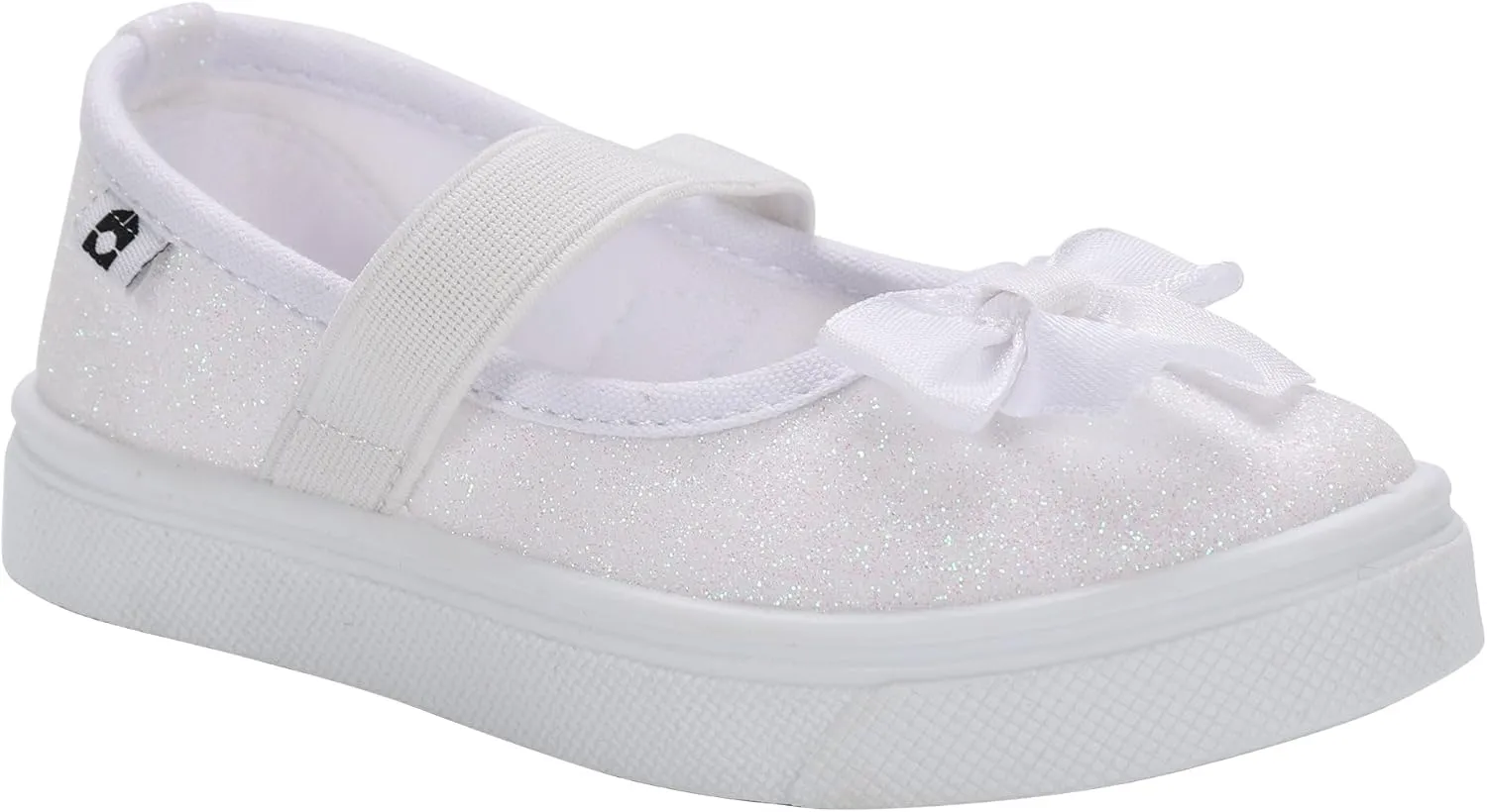 Oomphies Quinn Slip-On Mary Jane Shoes for Girls  Comfortable Elastic Strap, Cushioned Insole & Durable Rubber Sole