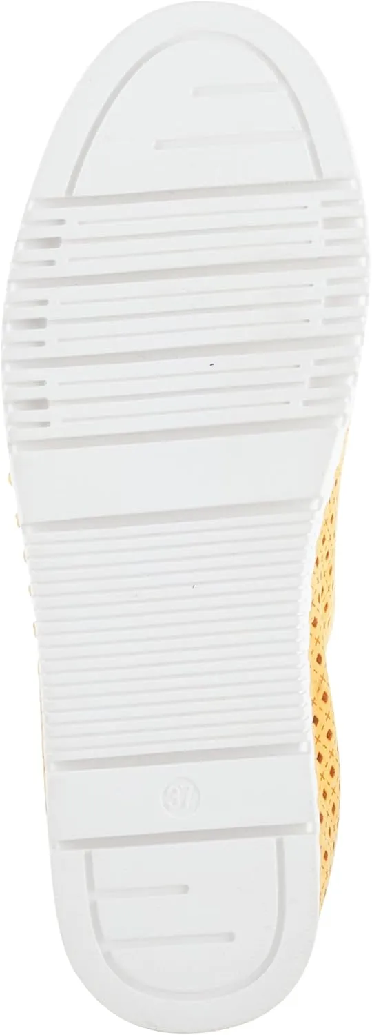 PATRIZIA Surfie Women's Slip-On Shoes – Perforated Microfiber with Leather Insole, Flexible Rubber Sole, and 1" Heel for All-Day Comfort