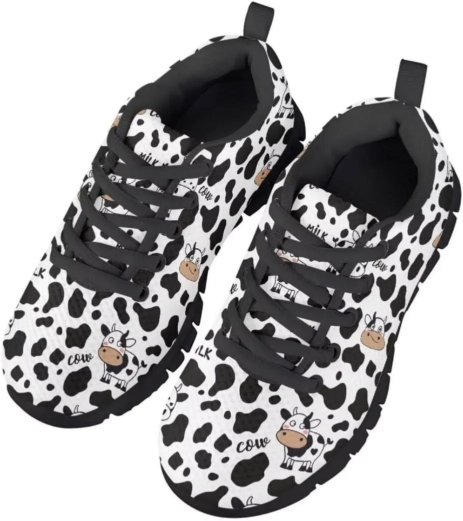 Pinupub Kids Tie Lace Sneakers for Boys Girls Non Slip Durable Running Athletic Tennis Sports Shoes