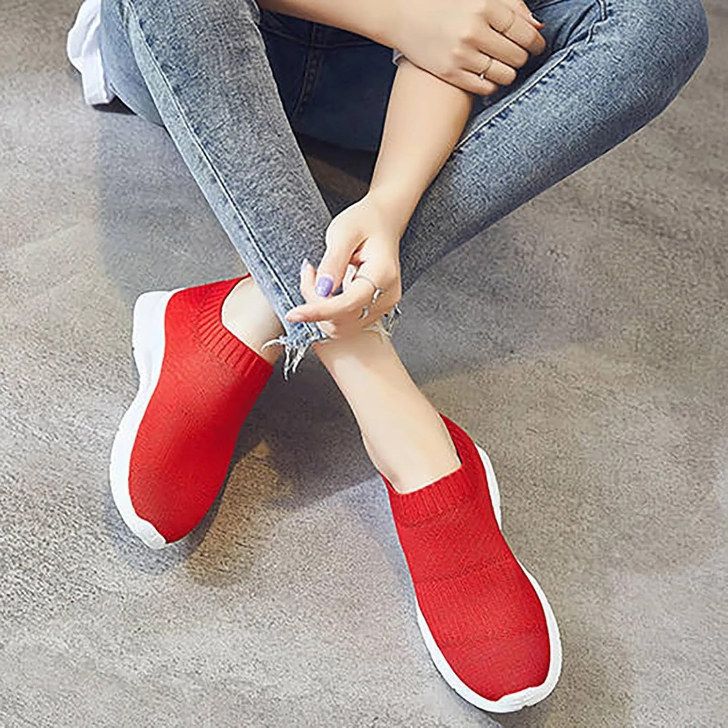 Running Shoes for Women Casual Men Casual Dress Shoes Fashion Sneakers Sneakers Walking Memory Foam Athletic Red Tennis Shoe Loafers Dress Shoe