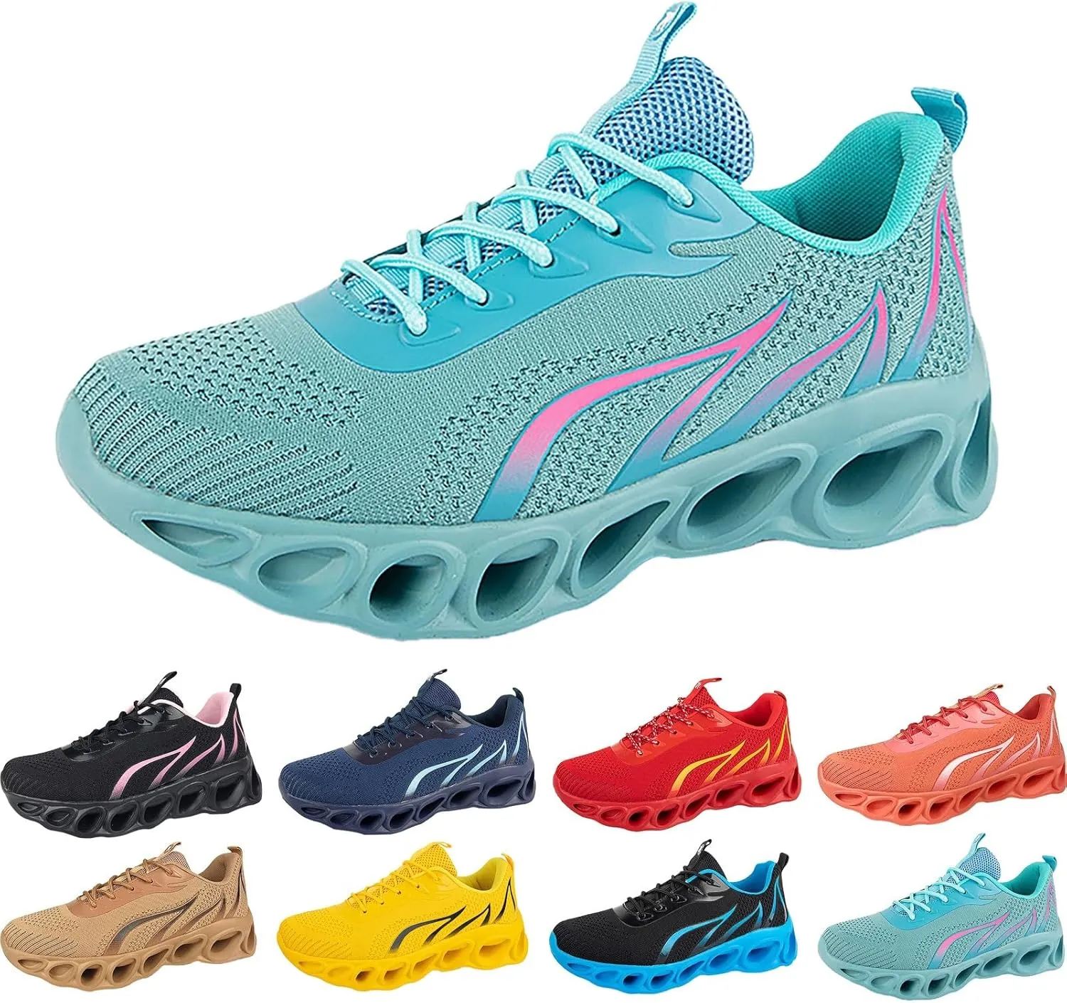 Running Shoes for Women Platform Sneakers for Women Fashion Womens Loafers Casual Round Head Christmas Print Shoes Women Round Toe Flats Comfortable
