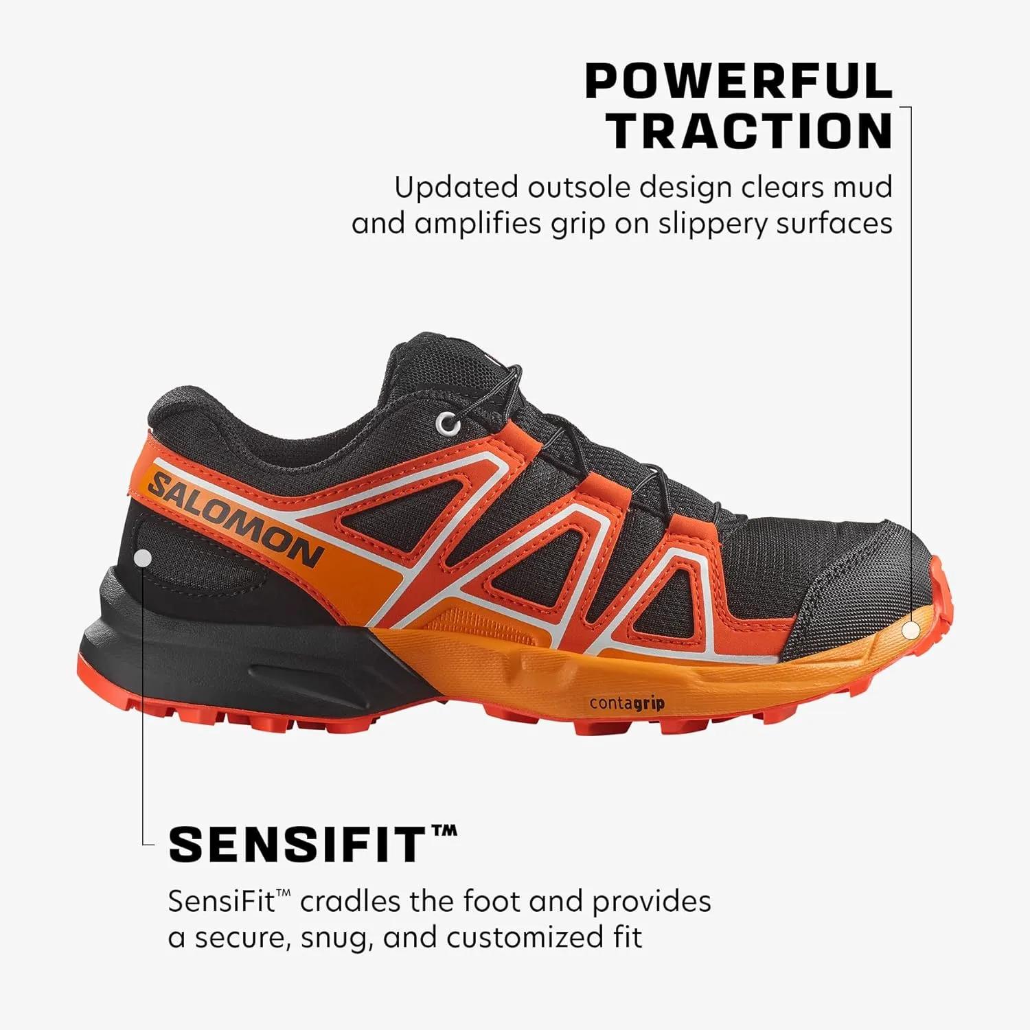 Salomon Unisex Juniors Speedcross Trail Running Shoes for Kids