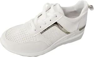 SBGMoSJ Walking Sneakers for Women 2023 with High Arch Slip On Sneakers for Women Size 10.5 Womens Athletic Shoes Size 11 Wide Platform Sneakers for Women Wide Zapatos Negros para Mujer Altos