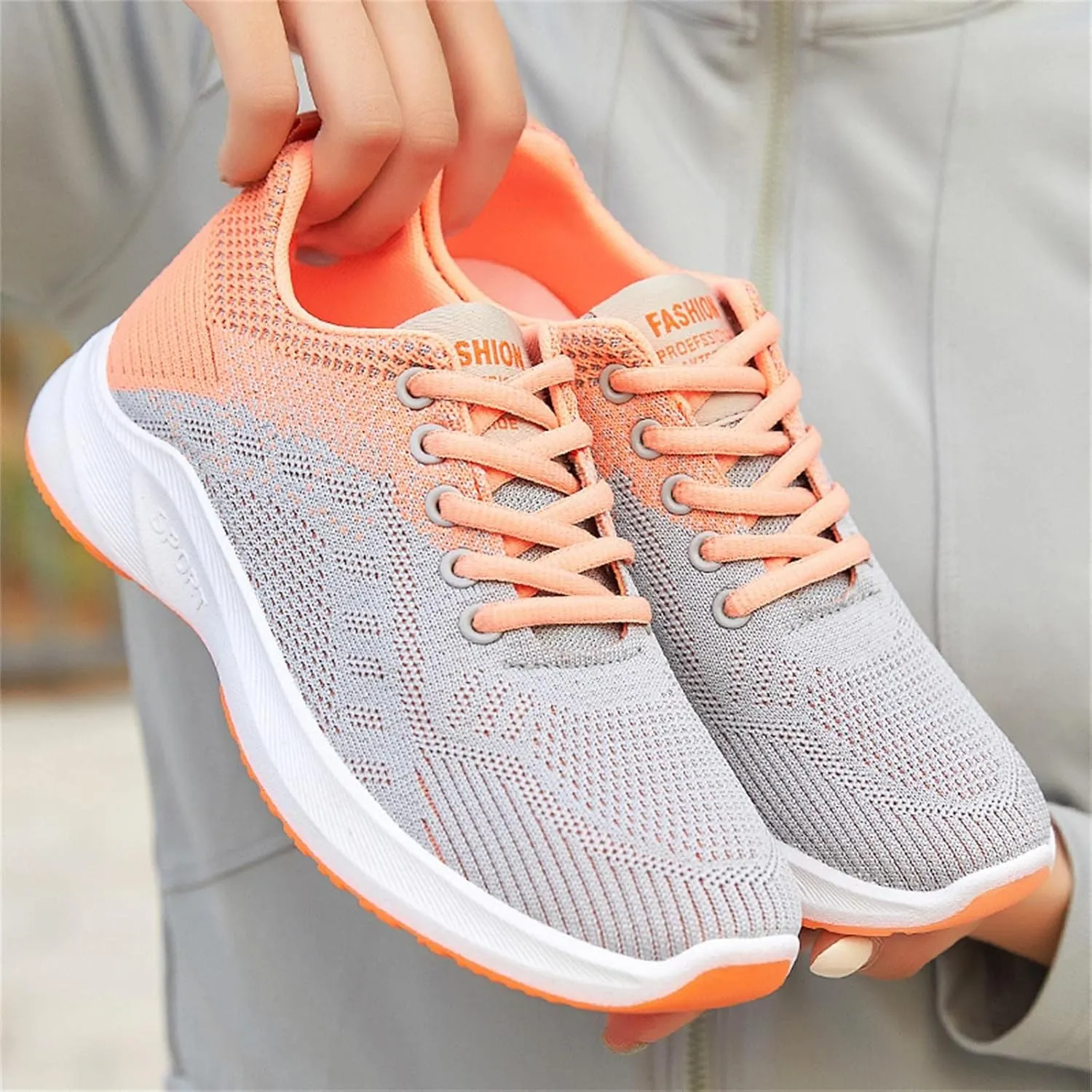 SBGMoSJ Womens Lightweight Running Shoes Zapatillas Ortopedicas Cerradas Y Anchas para Mujer Women's Slip On Tennis Shoes Wide Width Size 11 Women's Sneakers Wide Fashion Sneakers Shoes for Women