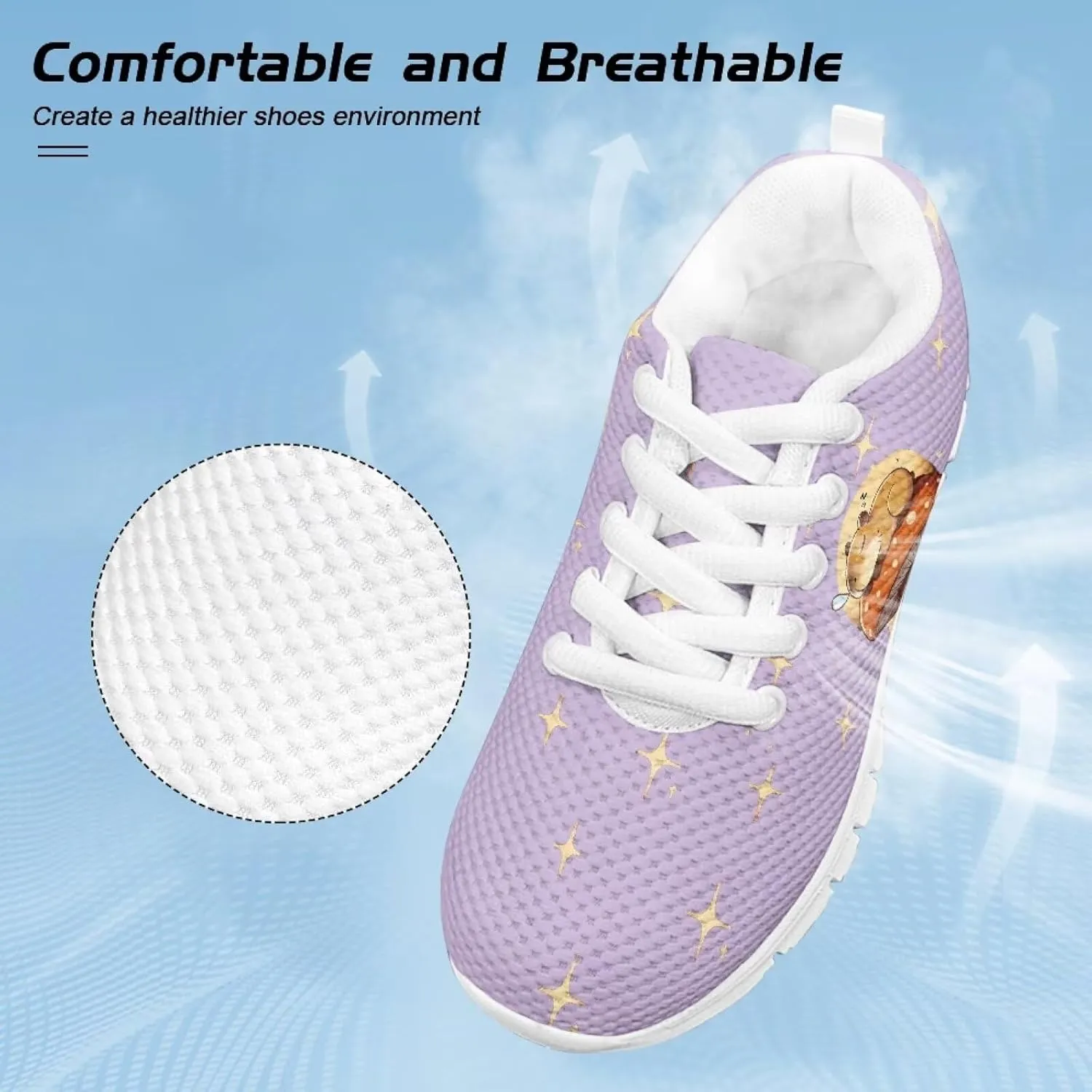 Shoes for Kids Boys Girls Tennis Shoes Mesh Running Shoes Lightweight Athletic Shoes
