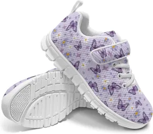 Shoes for Little Girls Road Running Shoes Lightweight Outdoor Walking Shoes Mesh Tennis Sneakers