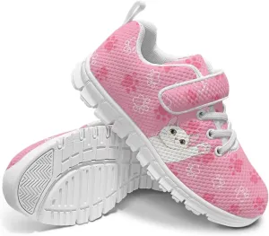 Shoes for Little Girls Road Running Shoes Lightweight Outdoor Walking Shoes Mesh Tennis Sneakers