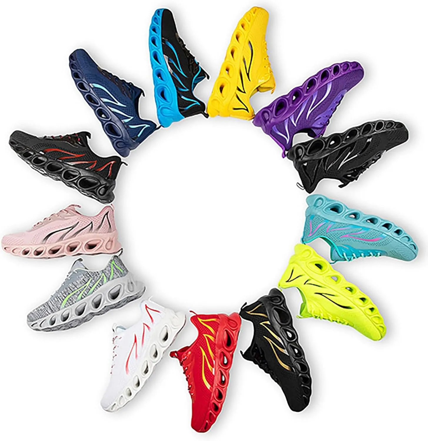 Shoes for Men Womens Sneakers Wide Width Womens Loafers Comfortable Round Toe Flat Heel Womens Christmas Shoes Slip on Non Slip Low Top Casual