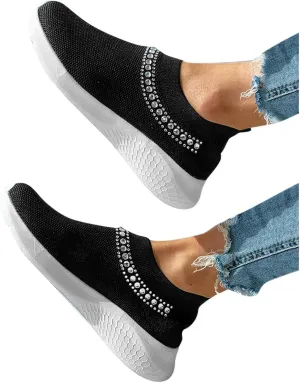 Shoes for Women Sneakers Sneakers for Women Platform Womens Sneakers Sneakers for Women Fashion Casual Walking Shoes Slip On Comfortable Sports Running Shoes