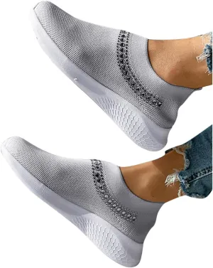 Shoes for Women Sneakers Sneakers for Women Platform Womens Sneakers Sneakers for Women Fashion Casual Walking Shoes Slip On Comfortable Sports Running Shoes