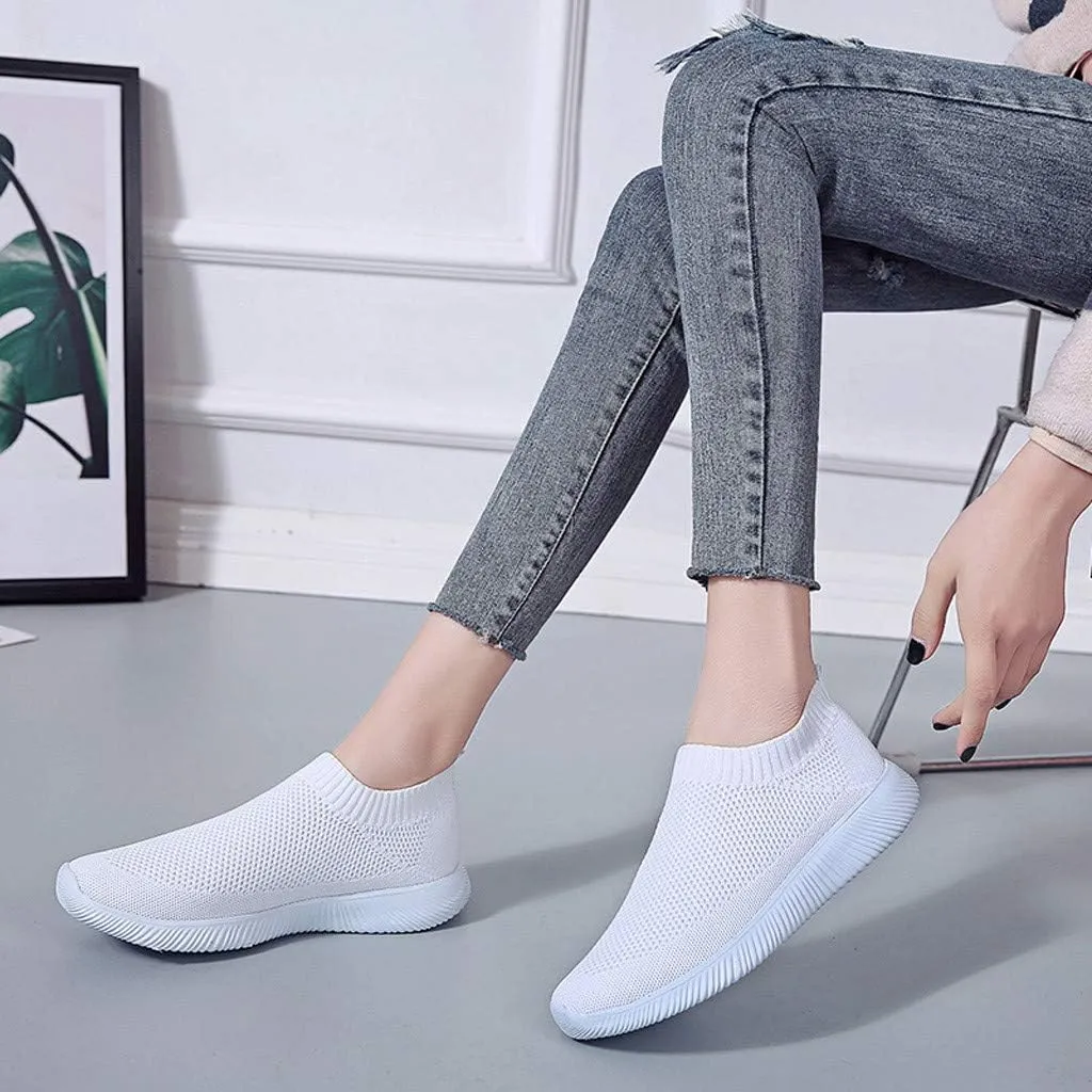 Slip On Shoes Women Lightweight Business Casual Shoes Women's Fashion Sneakers Women's Walking Arch Support Non Slip Work Tennis Shoe Loafers Casual Slip On