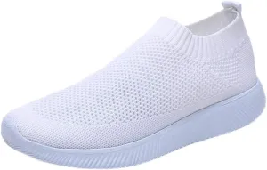 Slip On Shoes Women Lightweight Business Casual Shoes Women's Fashion Sneakers Women's Walking Arch Support Non Slip Work Tennis Shoe Loafers Casual Slip On