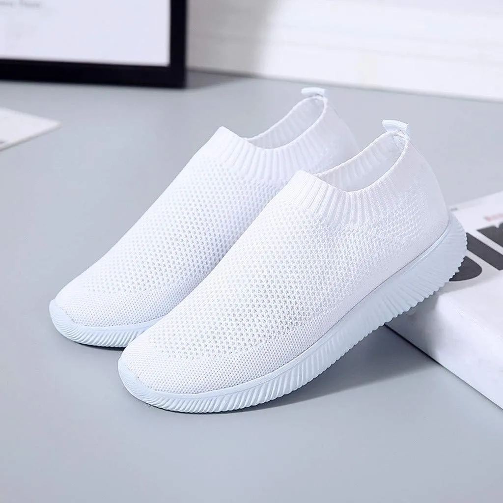 Slip On Shoes Women Lightweight Business Casual Shoes Women's Fashion Sneakers Women's Walking Arch Support Non Slip Work Tennis Shoe Loafers Casual Slip On