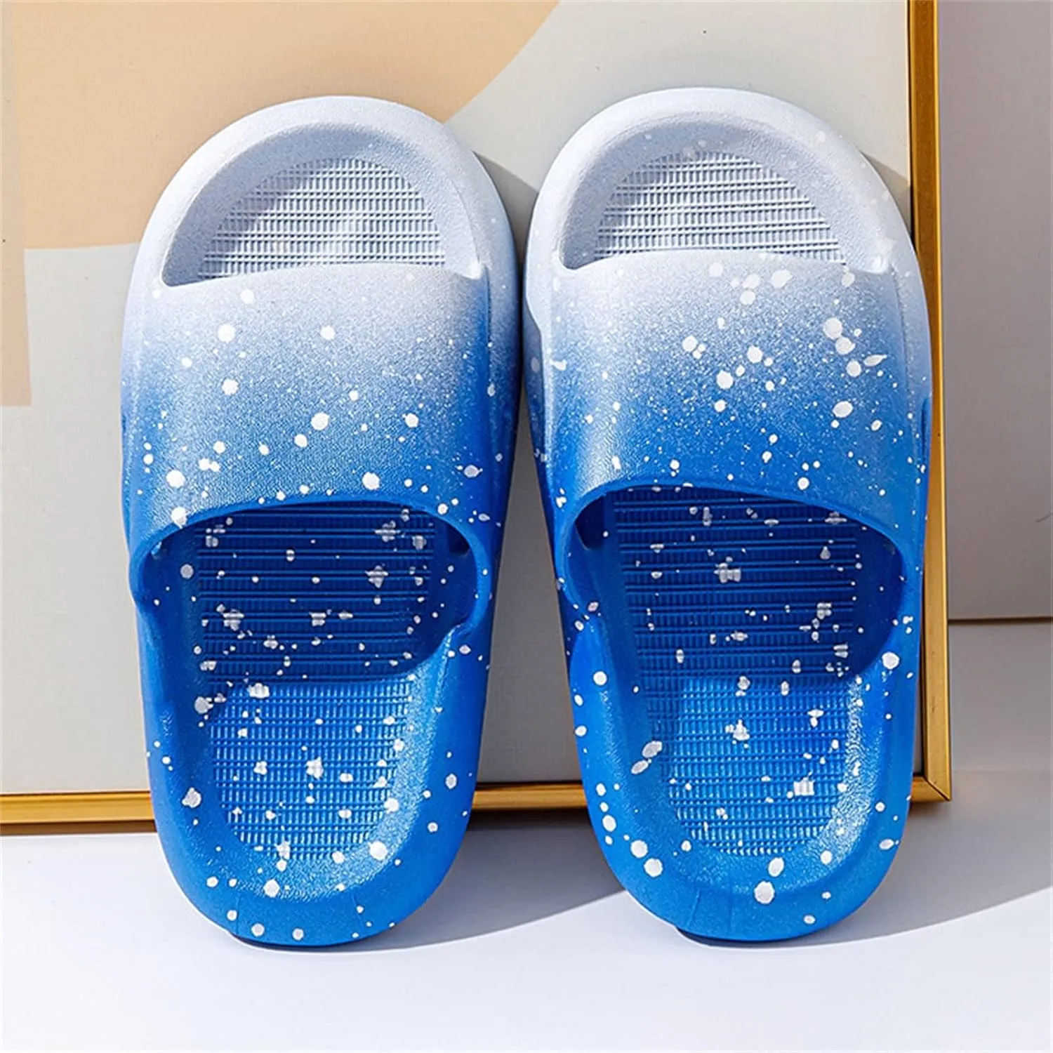 Slip on Slide Sandals Toddler Baby Girl Slippers Open Toe Shoe Head Slippers Girl Home Shoes Baby Soft Soled Sandals Women Simple Princess Shoes Unisex