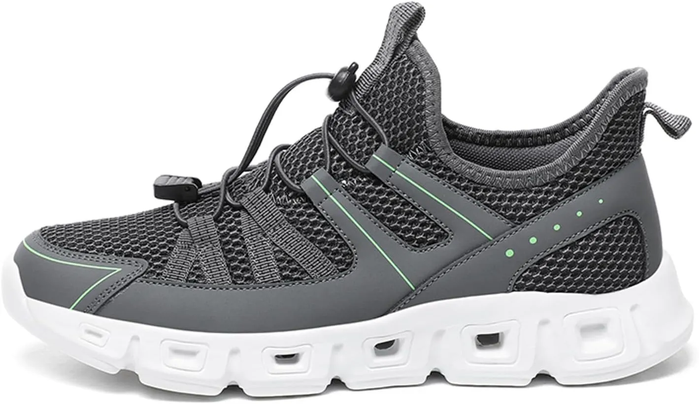 Slip on Walking Shoes for Men Comfort Memory Foam Breathable Mesh Fashion Sneakers Non Slip Travel Jogging Training Gym Shoes Wide Width
