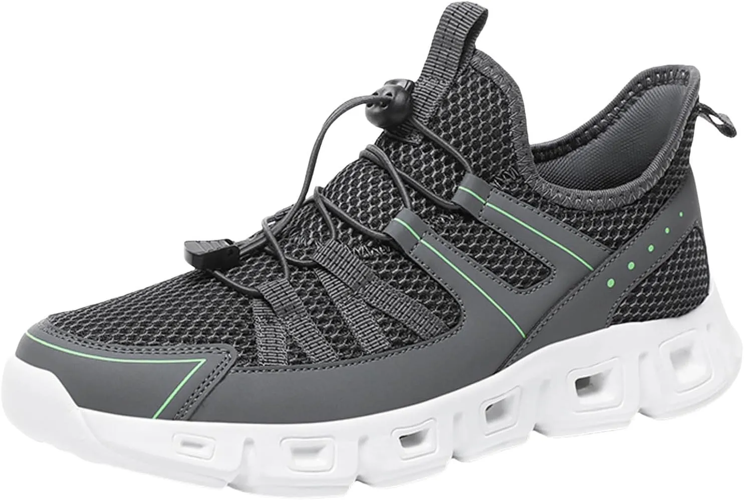 Slip on Walking Shoes for Men Comfort Memory Foam Breathable Mesh Fashion Sneakers Non Slip Travel Jogging Training Gym Shoes Wide Width