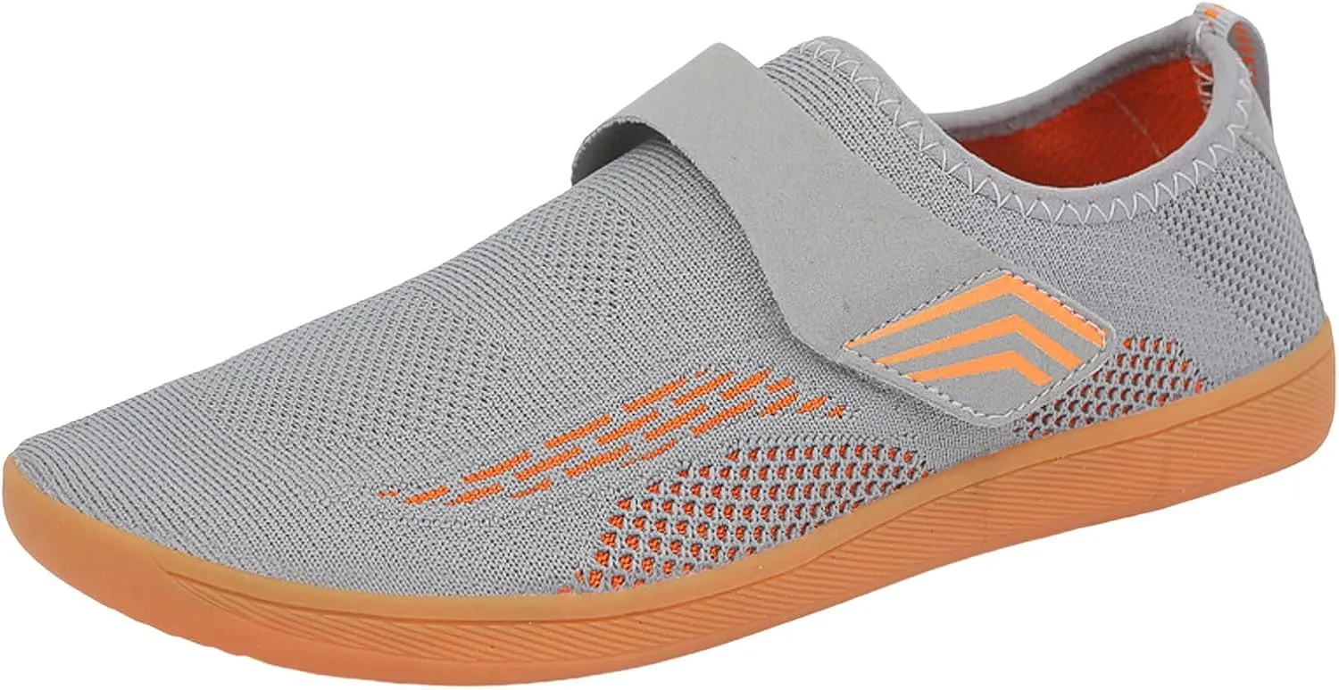 Slip on Walking Shoes for Men Comfy Knitted Memory Foam Breathable Fashion Sneakers Non Slip Travel Jogging Training Gym Shoes Wide Width