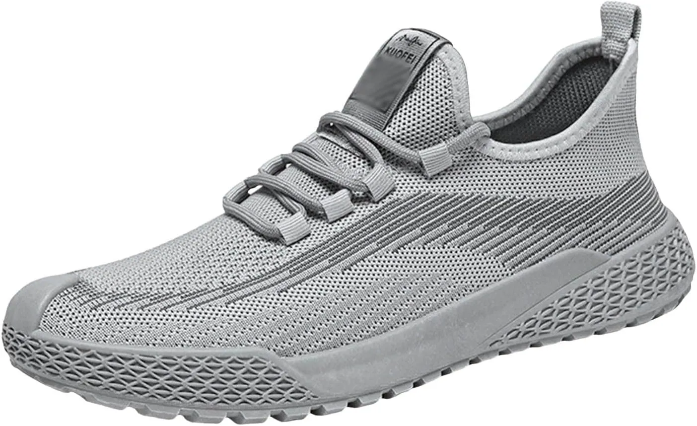 Slip on Walking Shoes Men Casual Dressy Memory Foam Ultra Lightweight Breathable Fashion Sneakers Non Slip Travel Jogging Training Gym Shoes Wide Width