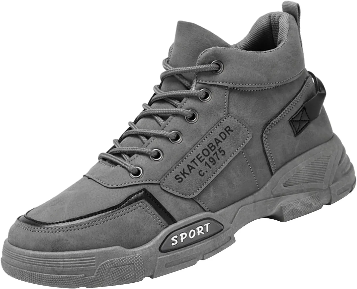 Slip on Walking Shoes Men Comfort Memory Foam Breathable Hiking Shoes Lightweight Fashion Sneakers Non Slip Arch Support Vacation Training Gym Shoes Wide Width
