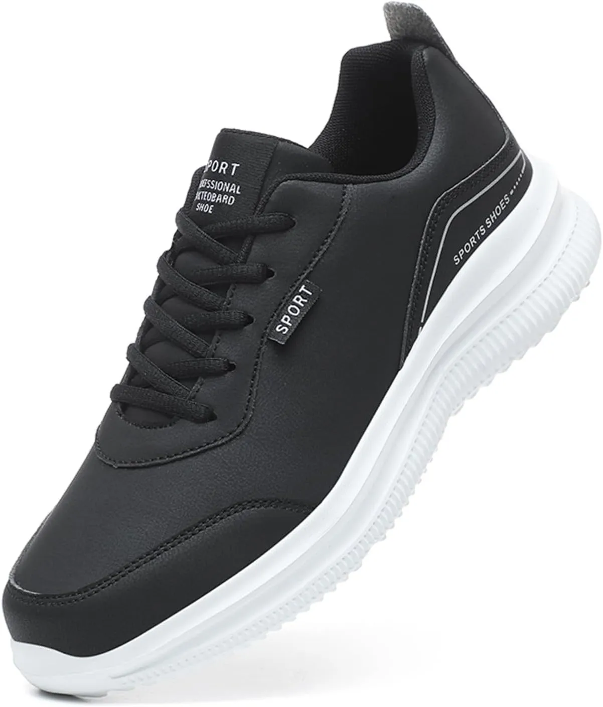 Slip on Walking Shoes Men Comfort Memory Foam Breathable Lightweight Fashion Sneakers Non Slip Arch Support Cushioning Athletic Running Shoes