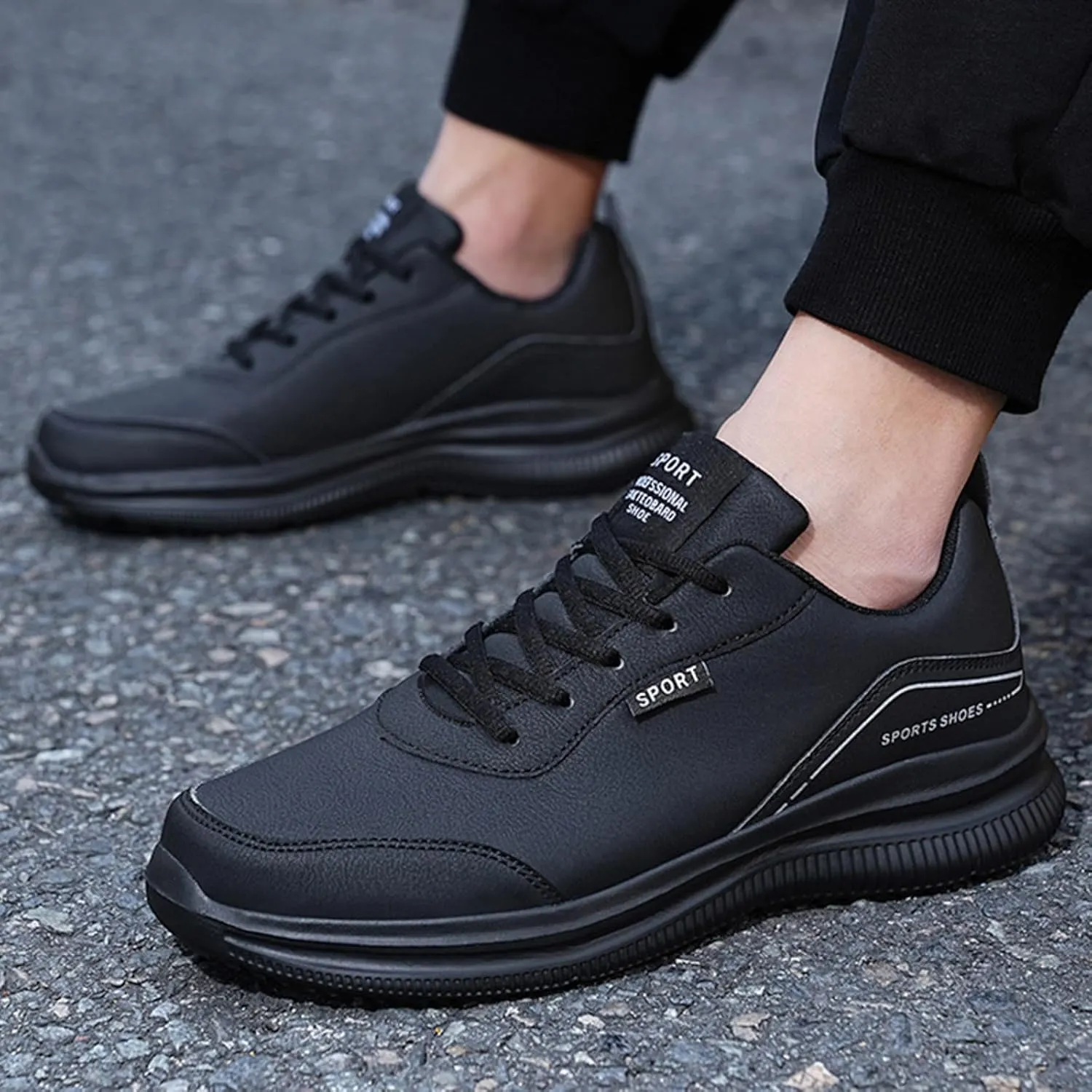 Slip on Walking Shoes Men Comfort Memory Foam Breathable Lightweight Fashion Sneakers Non Slip Arch Support Cushioning Athletic Running Shoes
