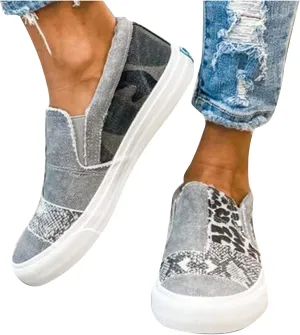 Sneakers for Women Slip on Gibobby Women's Flat Memory Foam Slip On Sneakers Casual Loafers Round Comfortable Slip-on Shoes