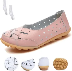 Stylendy Orthopedic Loafers, Orthopedic Loafers for Women, Comfortable Casual Leather Slip Ons