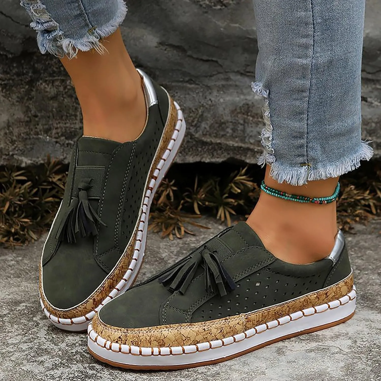 Tennis Shoes Womens Arch Support Dress Casual Shoes Women Shoes Sneakers Slip On Sneakers Walking Tennis Shoe Waterproof Tennis Shoe Loafers Casual Slip On