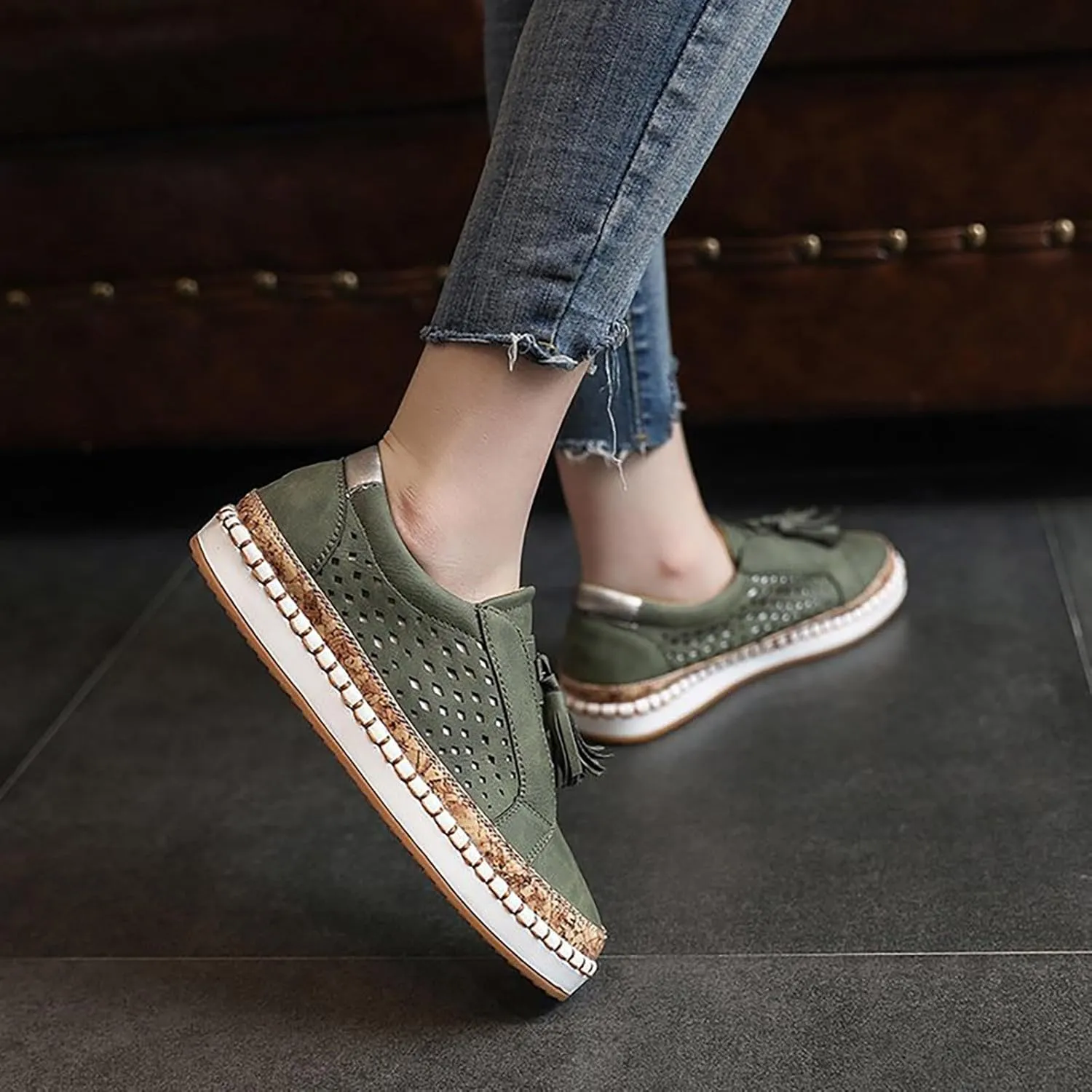 Tennis Shoes Womens Arch Support Dress Casual Shoes Women Shoes Sneakers Slip On Sneakers Walking Tennis Shoe Waterproof Tennis Shoe Loafers Casual Slip On