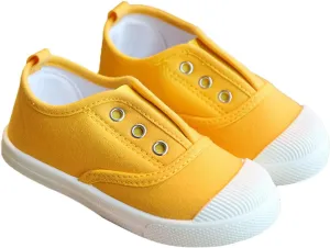 Toddler Canvas Flat Sneakers Lace Ankle Non Slip Running Sport Shoes Childrens Kids Breathable Comfy Summer Casual Shoes