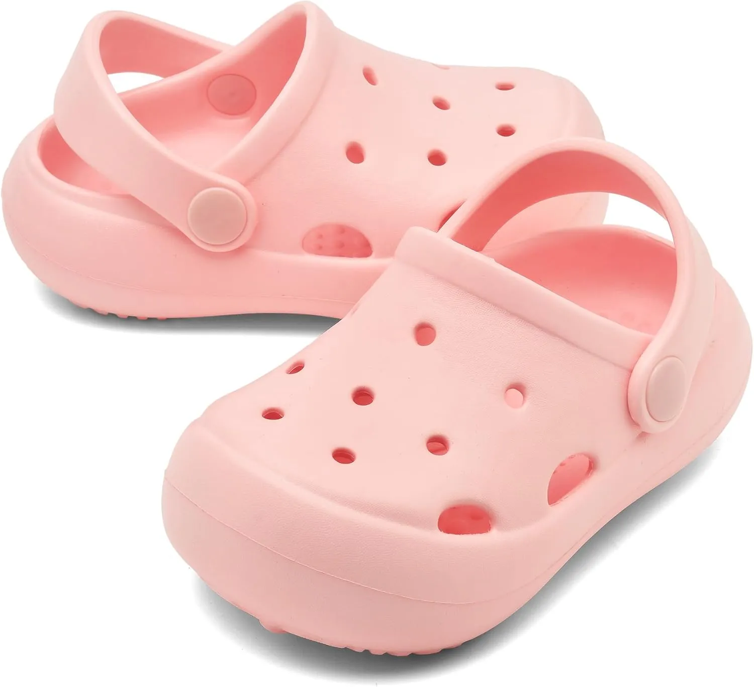 Toddler Classic Clogs Skin-Friendly Comfy Lightweight Boys Girls Slip On Water Shoes
