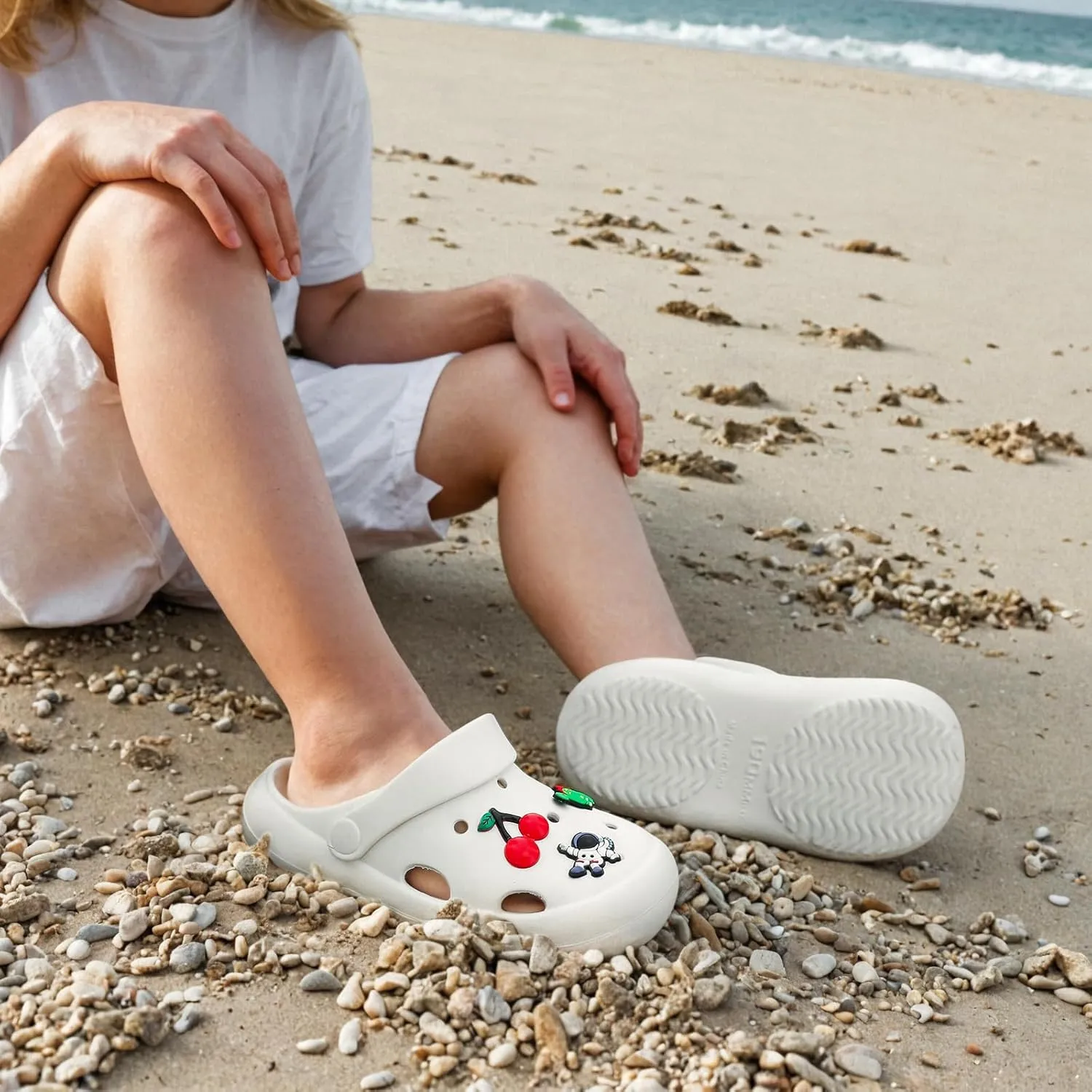 Toddler Classic Clogs Skin-Friendly Comfy Lightweight Boys Girls Slip On Water Shoes