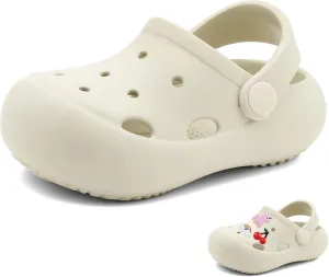 Toddler Classic Clogs Skin-Friendly Comfy Lightweight Boys Girls Slip On Water Shoes