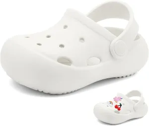Toddler Classic Clogs Skin-Friendly Comfy Lightweight Boys Girls Slip On Water Shoes