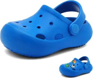 Toddler Classic Clogs Skin-Friendly Comfy Lightweight Boys Girls Slip On Water Shoes