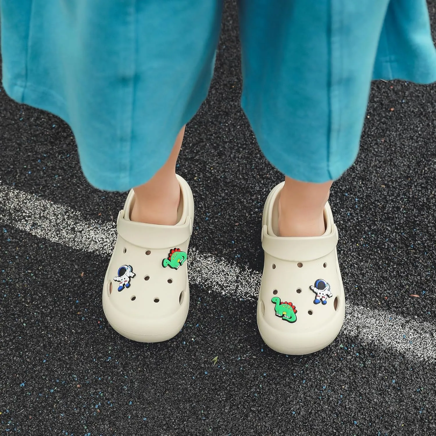 Toddler Classic Clogs Skin-Friendly Comfy Lightweight Boys Girls Slip On Water Shoes