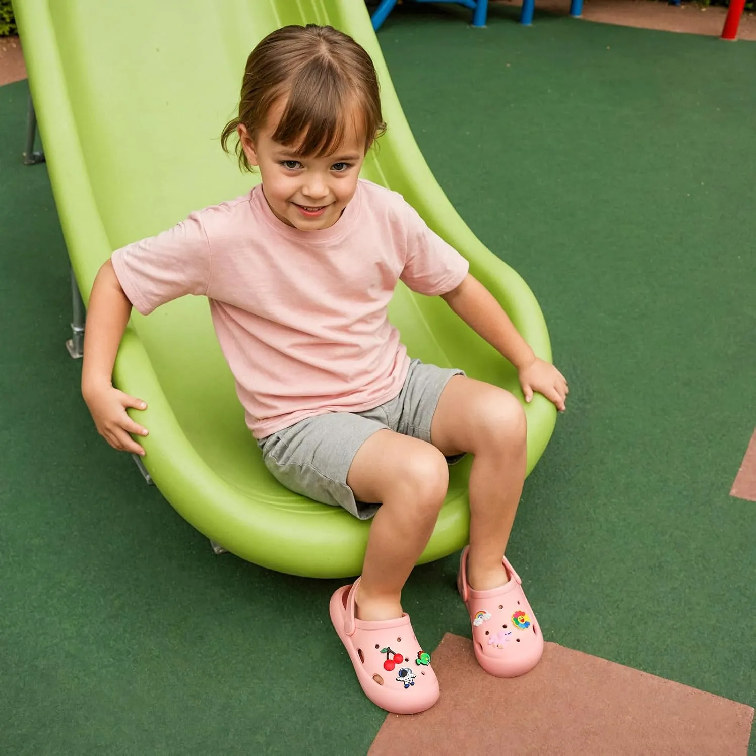 Toddler Classic Clogs Skin-Friendly Comfy Lightweight Boys Girls Slip On Water Shoes