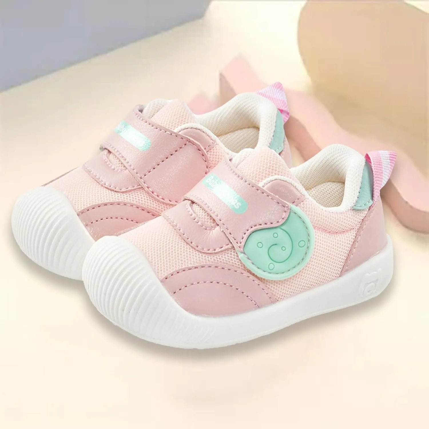 Toddler First Walking Sport Shoes Mesh Breathable Sneaker Baby Boys Girls Light Comfy Squeaky Non Slip Shoes Fashion