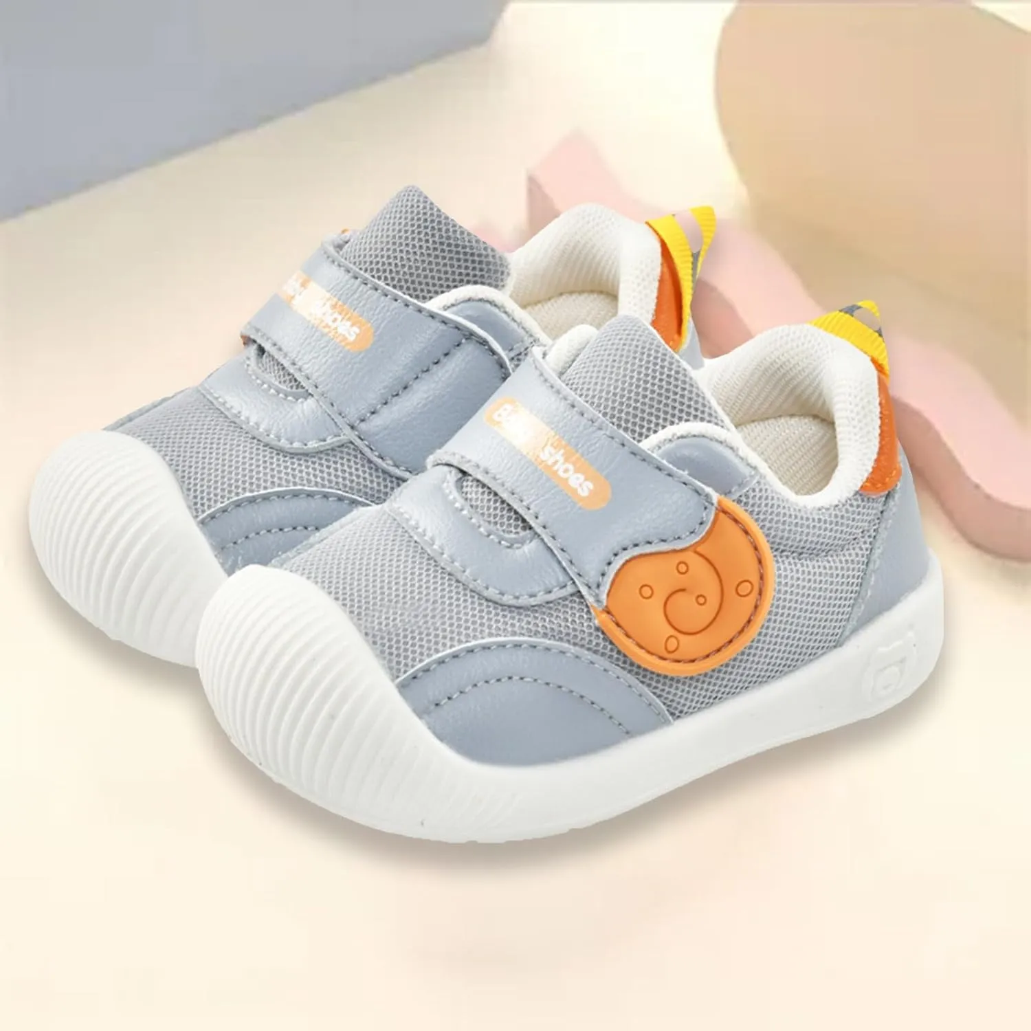 Toddler First Walking Sport Shoes Mesh Breathable Sneaker Baby Boys Girls Light Comfy Squeaky Non Slip Shoes Fashion
