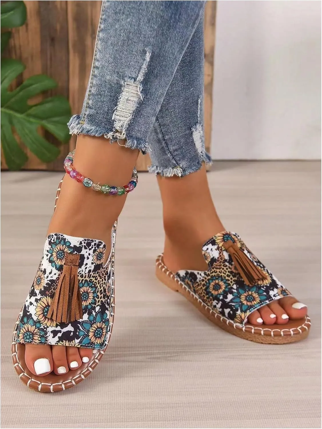 Verdusa Women's Boho Sandals 2025 Casual Summer Flat Sandals